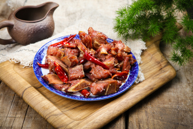 香辣油炸排骨粒