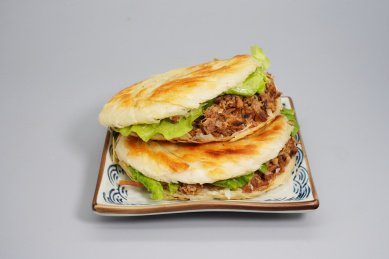 特色美食肉夹馍 小吃