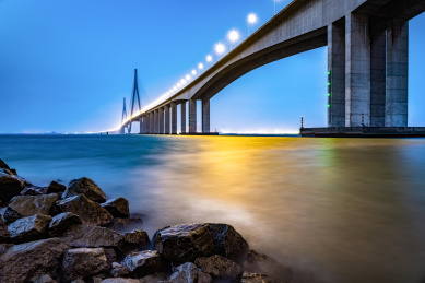 苏通大桥夜景