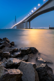 苏通大桥夜景