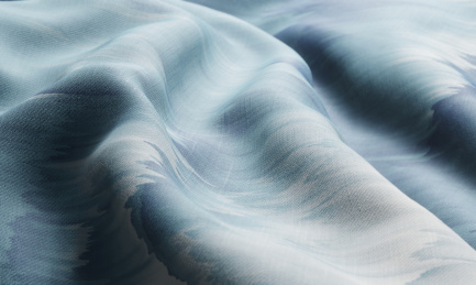 微距下的蓝色布料