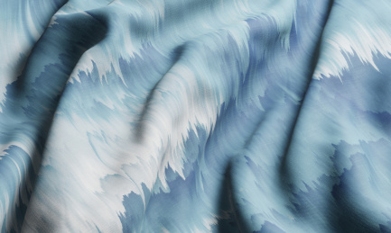 微距下的蓝色布料