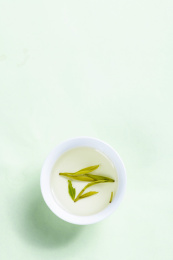 绿茶西湖龙井茶特写