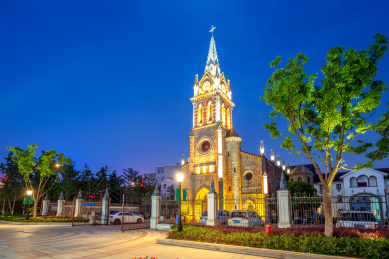 宁波外滩 天主教堂图片