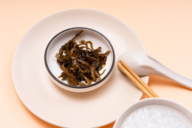 潮汕早餐白粥配菜