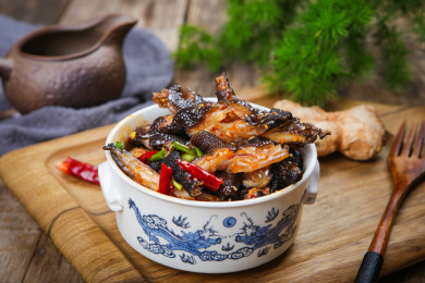 川味红油去骨乌鸡脚皮