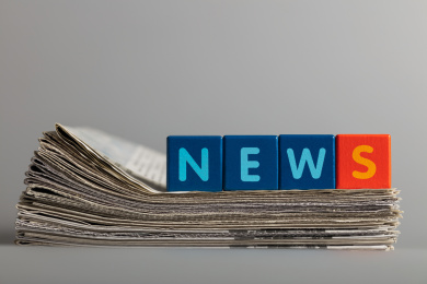 新闻报刊英文积木news