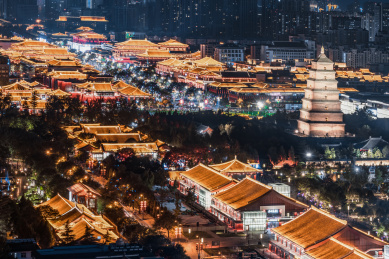 大雁塔夜景