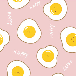 可爱鸡蛋粉色底纹