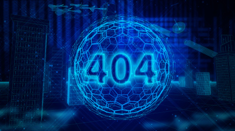 二进制代码组成的404科技感背景