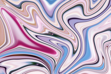 彩色液态流体抽象线条背景