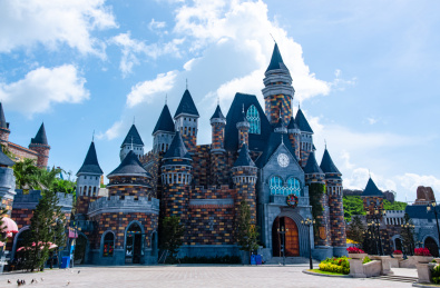 越南芽庄珍珠岛欧式城堡建筑