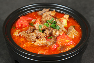 中餐美食-炖菜-西红柿炖牛腩