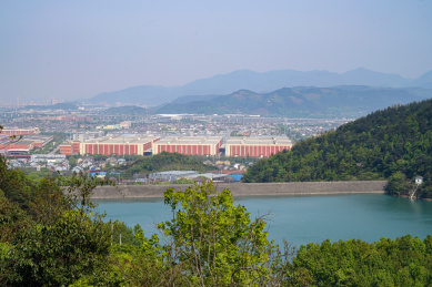 浙江宁波北仑大碶自然风光