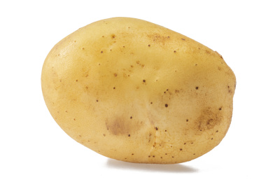 形状饱满的有机新土豆