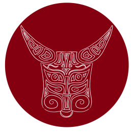 牛年吉祥矢量牛图腾图案