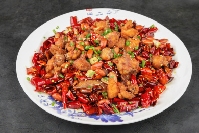 中餐美食-川菜-辣子鸡