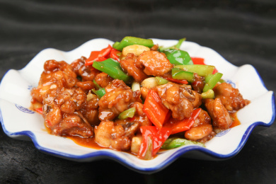 中餐美食-热菜-三杯鸡