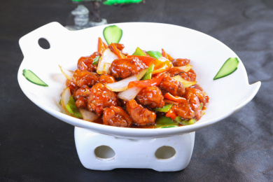 中餐美食-热菜-三杯鸡