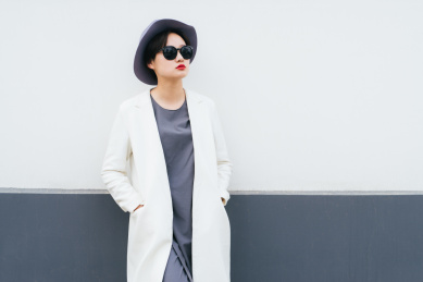 亚洲年轻时尚女孩肖像