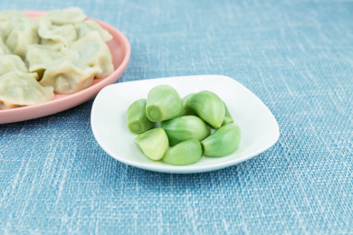 腊八蒜与水饺