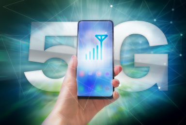 5G手机通信网络科技概念