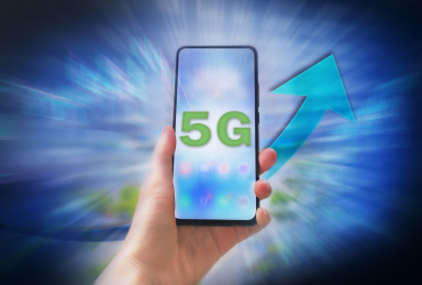 5G手机通信网络科技概念