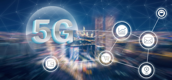 5G手机通信网络科技概念