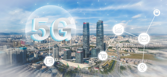 5G手机通信网络科技概念