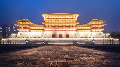 河南省隋唐洛阳城国家遗产公园应天门烟花秀