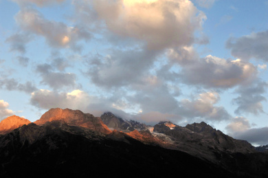 中国云南丽江玉龙雪山 蓝月谷