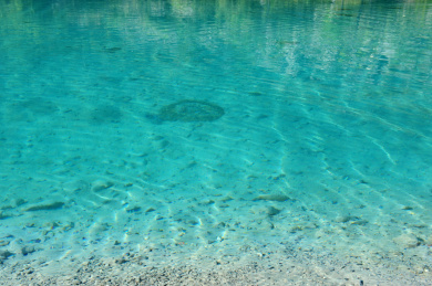中国云南丽江玉龙雪山 蓝月谷