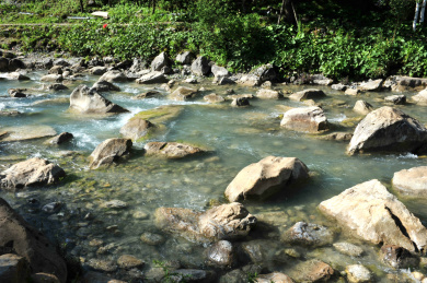 中国云南丽江玉龙雪山 蓝月谷