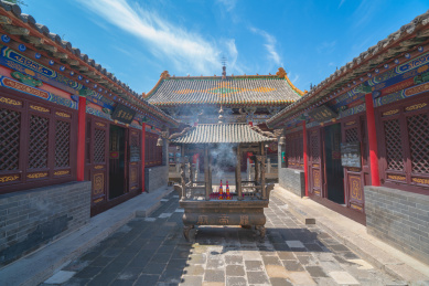 中国山西晋中市介休绵山景区