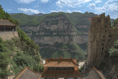 中国山西晋中市介休绵山景区