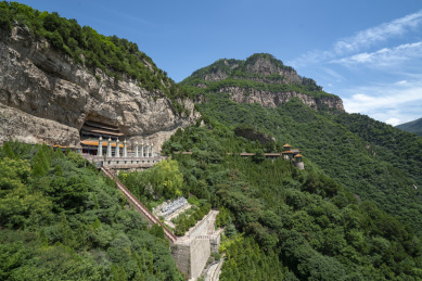 中国山西晋中市介休绵山景区