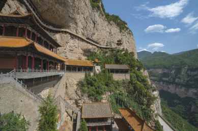 中国山西晋中市介休绵山景区