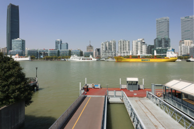 上海城市风光 河流