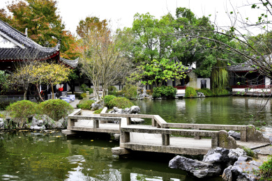 苏州同里古镇庭院