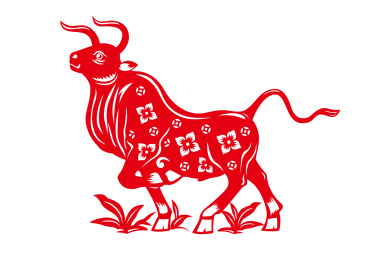 牛年创意剪纸牛