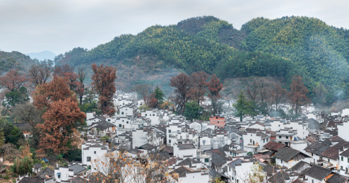 江西省婺源石城徽派建筑群落