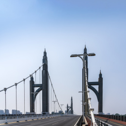 北京昌平南环大桥春季风光