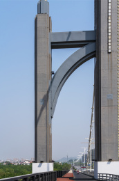 北京昌平南环大桥春季风光