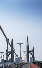 北京昌平南环大桥春季风光