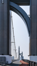 北京昌平南环大桥春季风光