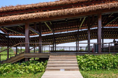 中国浙江杭州良渚古城遗址公园南城墙