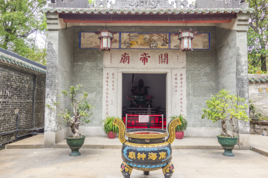 中国广州南海神庙里的关帝庙