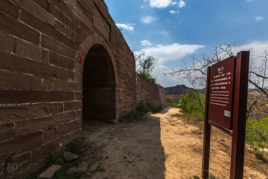 中国陕西榆林吴堡古城风光