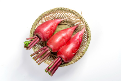 夏季蔬菜水萝卜红萝卜特写