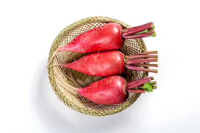 夏季蔬菜水萝卜红萝卜特写